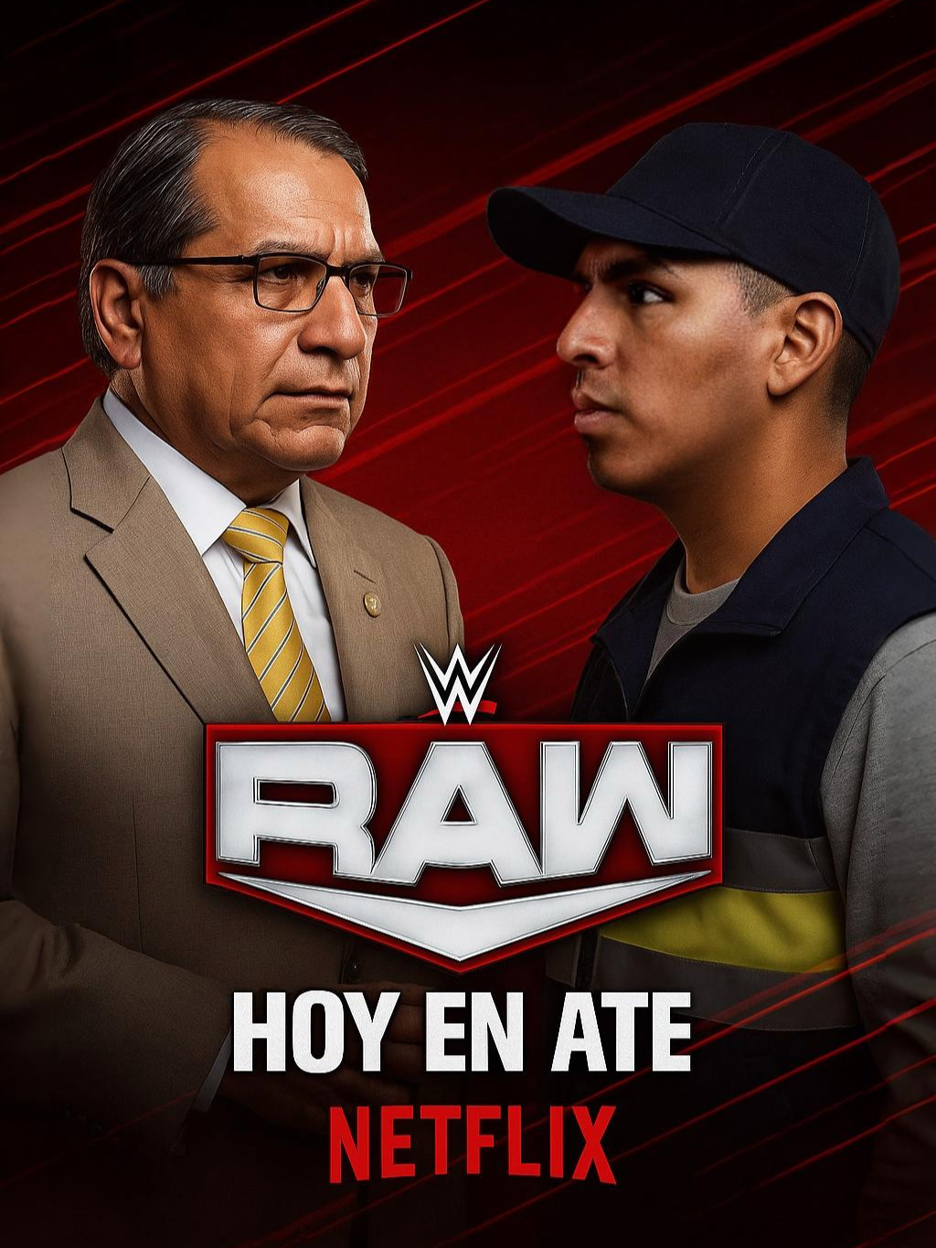 @francovidalm se lleva una inesperada sorpresa en RAW. Feat. @benavides.oficial #IA #InteligenciaArtificial #PersonajesIA #CreadoConIA #videoconian #contenidoIA #KickStream #KickEspañol #KickLatino #StreamConIA #PersonajesDigitales #TendenciasIA #FuturoDigital #CreatividadIA #Francovidal #tumbareja #Ate