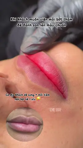 Khi khách muốn đánh son lên màu chuẩn ☺️ #xuhuong #tiktokviral #khuthammoi #phunxamtunhien #phunxamdepsaigon 