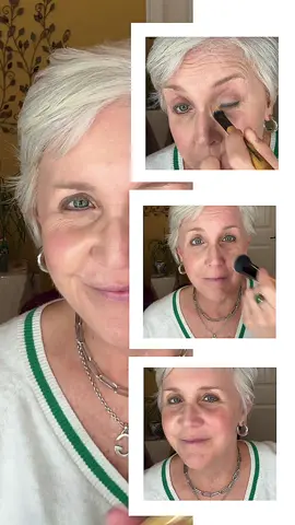 #CapCut Foundation for women over 40.  Makeup for women over 50 Foundation for mature skin.  #makeupover40 #makeupover50 #creamfoundation #beautyover40 