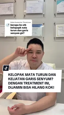 Treatment Eye Brow Lifting sangat ampuh untuk mengatasi kelopak mata yang turun dan garis senyum, hanya 1x treatment saja sudah langsung kelihatan hasilnya. #eyebrows #perawatanwajah #treatmentwajah #dermtok #fyp 