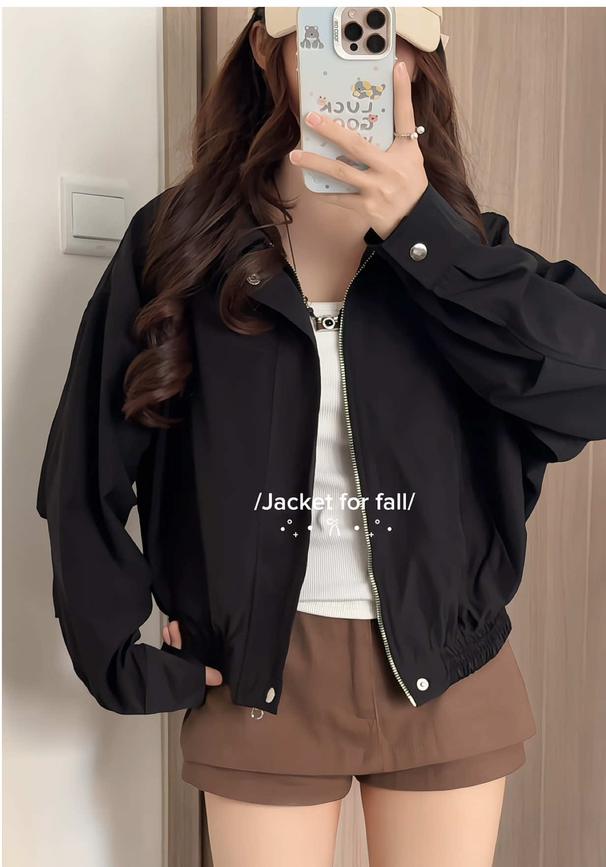 Jacket for fall 🍂 .° ꩜ #reviewlamdep #outfit #aokhoac #jacket  