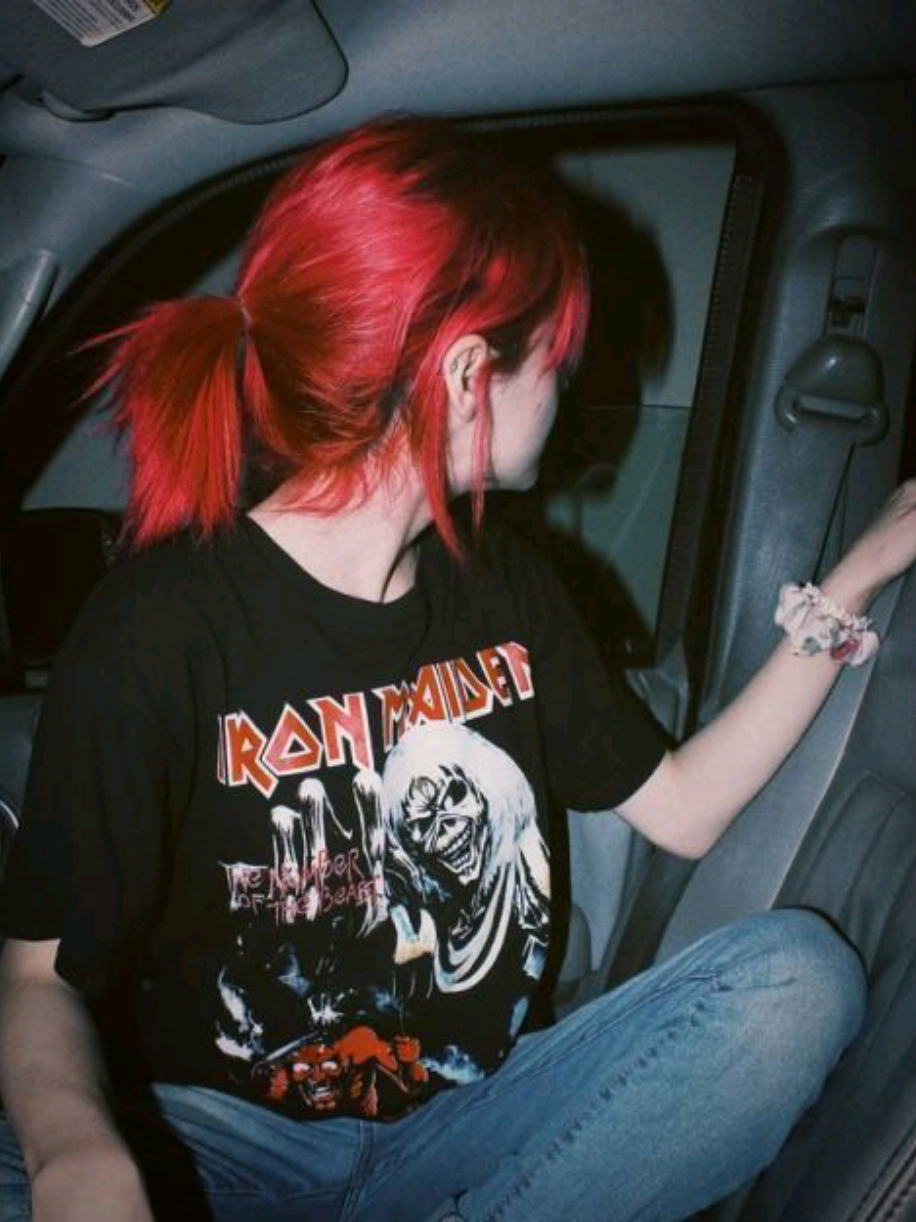 I need to dye my hair again 🙏#alt #music #bassist #2000s #redhair