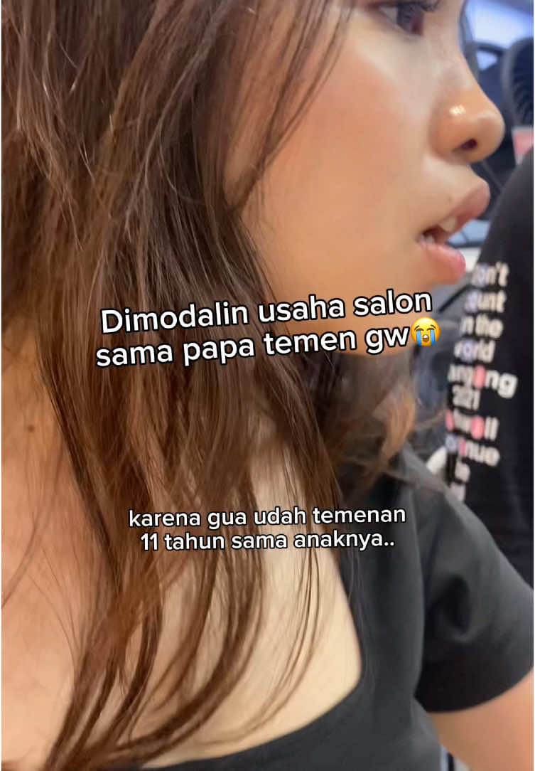 Padahal aku blm bisa ngasih apa apa sama anaknya🥺 #fyp #viral #pulangbelanjadisasha #catrambutsehat #haircolorant 