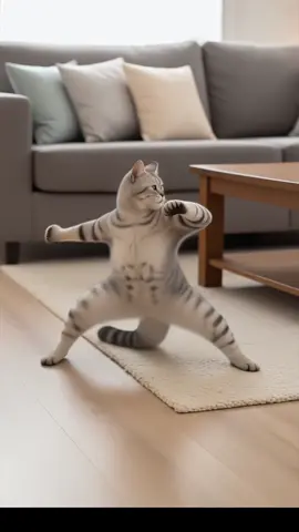 ❤️😽#cat #pet #funnycat #kongfu 