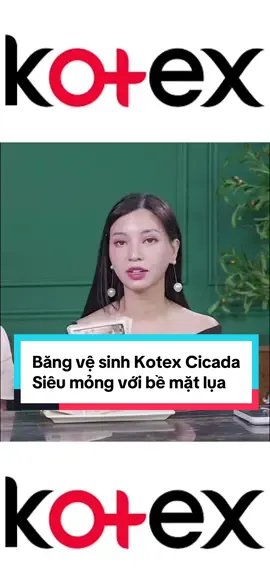 Băng vệ sinh Kotex cicada siêu mỏng #review #goclamdep #phunu #bangvesinh #kotex 