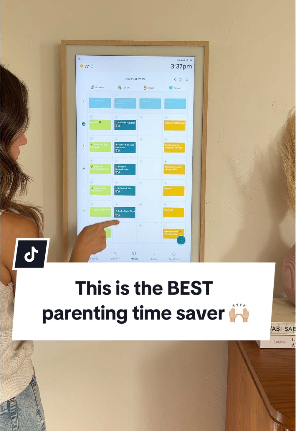 From paper to digital in seconds. Hearth Helper uses AI to turn your kid’s school lunch menu into a smart, shareable schedule for the whole family to see on your Hearth Display. #bestgift #hearthdisplay #ai #familylife #parentinghacks 