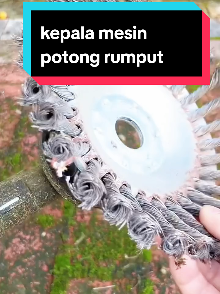 Kepala sikat mesin potong rumput #mesinpotongrumput #pertanian #pertanianindonesia #pertanianmodern #wibgajian 
