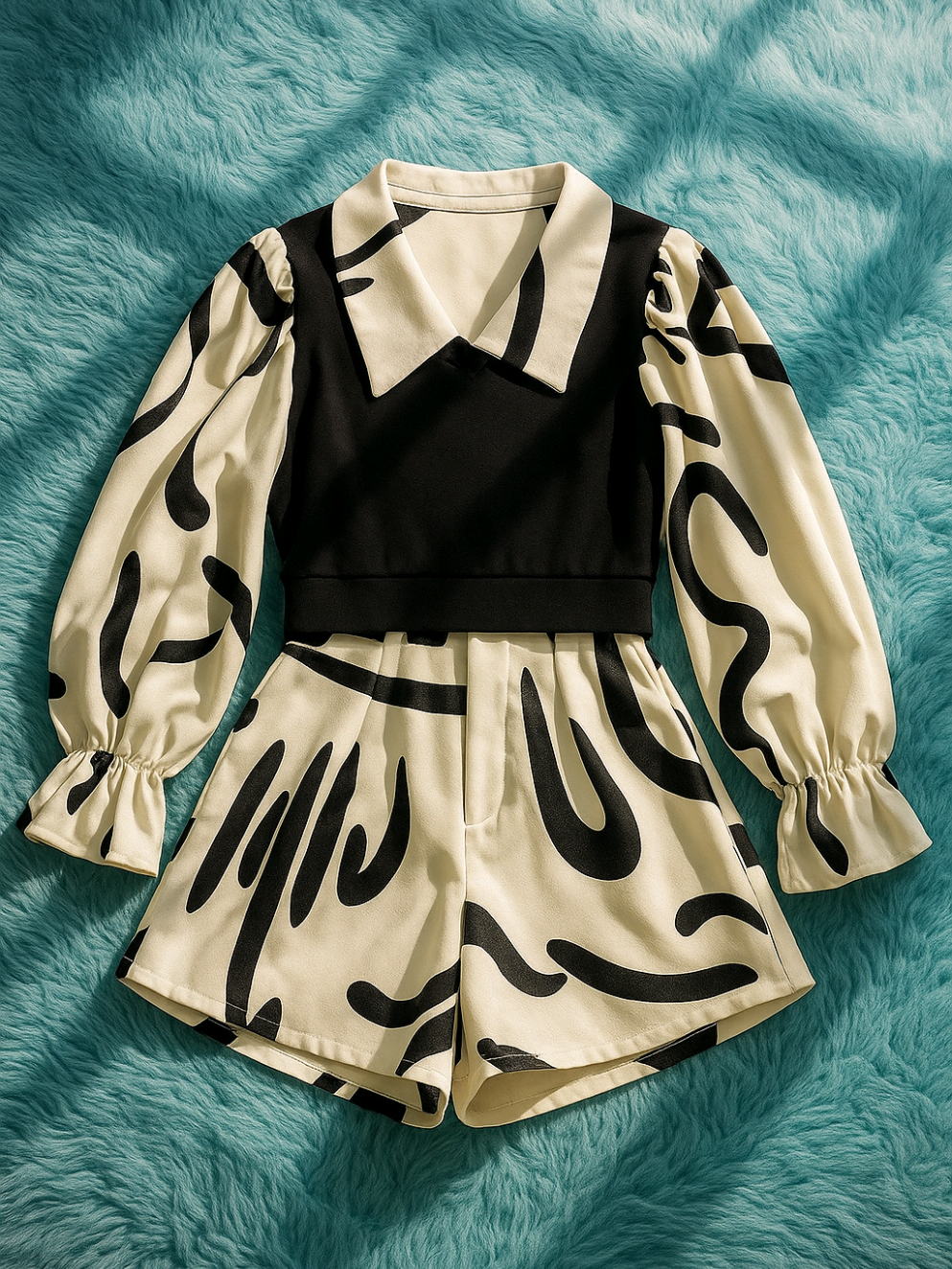 [MEIN] [UPGRADE] [READY STOCK] Urban Atasan Wanita Lengan Lonceng Setelan Lengan Panjang 2342063B Celana Katun Linen Dewasa #atasan #atasanwanita #atasancantik #atasankekinian #promoguncang1111 