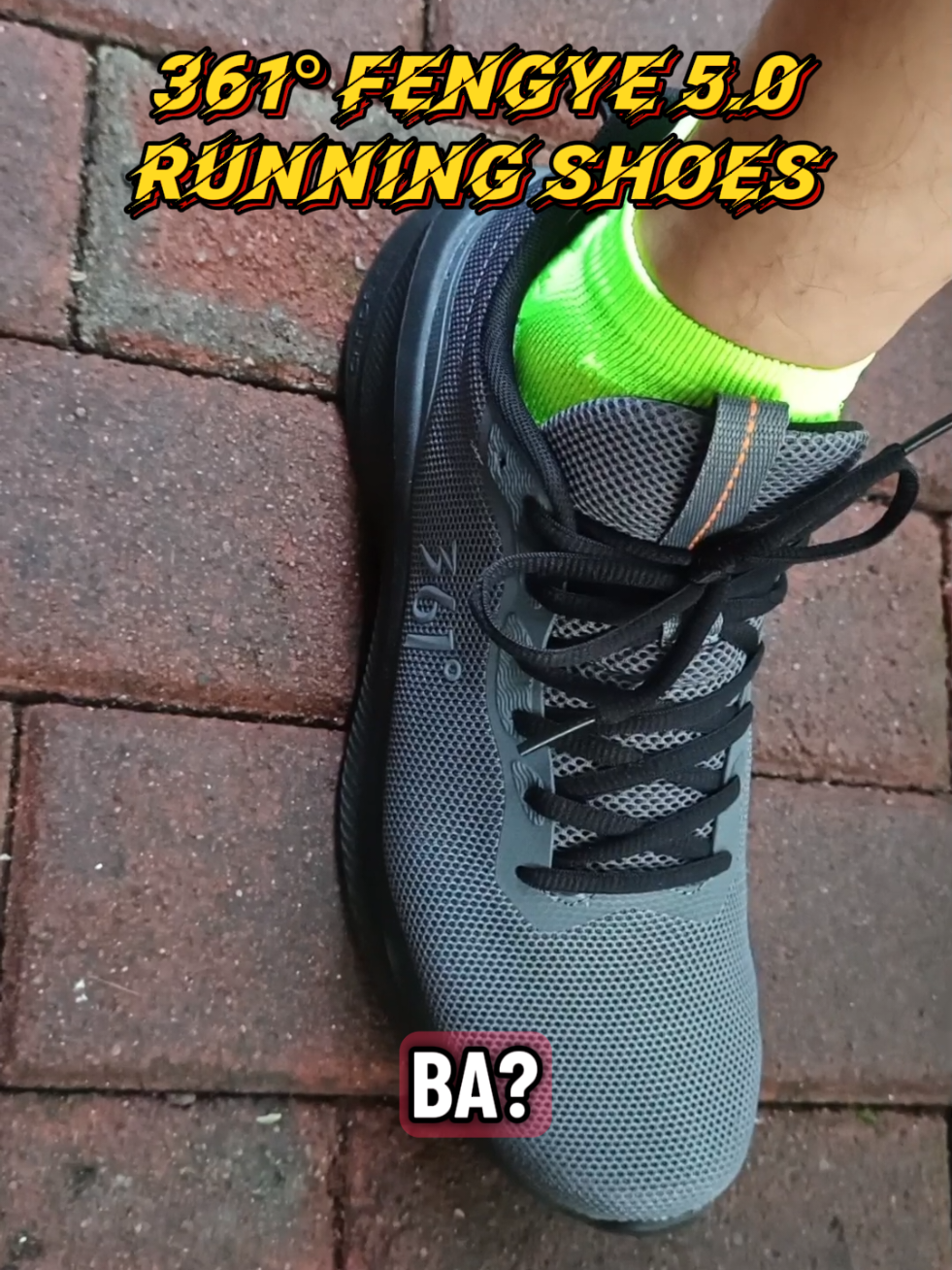 361 Degrees FengYe 5.0 Running Shoes #361degrees  #RunningShoes #Running #Sports #CerealCerdik 