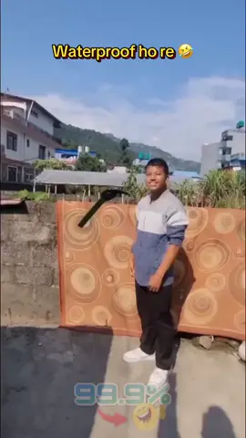 Waterproof watch 🤣🤣🤣 #creatorsearchinsights #foryoupage #nepaliyuba #funny #joke 
