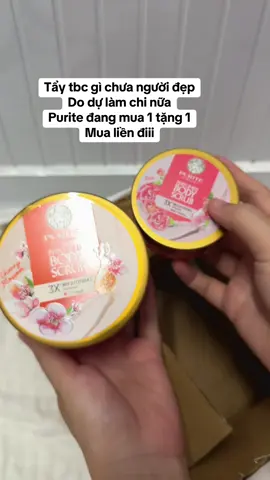 Tẩy tbc Purite vừa thơm vừa xịn, đang có chương trình mua 1 tặng 1, lẹ tay mấy bà ơi #purite #taytebaochet #huongnuochoacaocap #nganreviewthat #kemtaydachet 