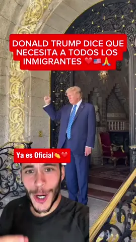 Trump anuncia que USA necesita más inmigrantes 🚨🇺🇸 #deportaciones #noticias #inmigrantes #ultimahora #eeuu🇺🇸 