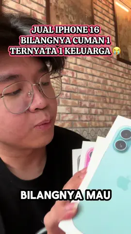 Mau jual satu, ternyata satu keluarga 🥹🥹 #iphone16 #jualiphone #iphone17pro