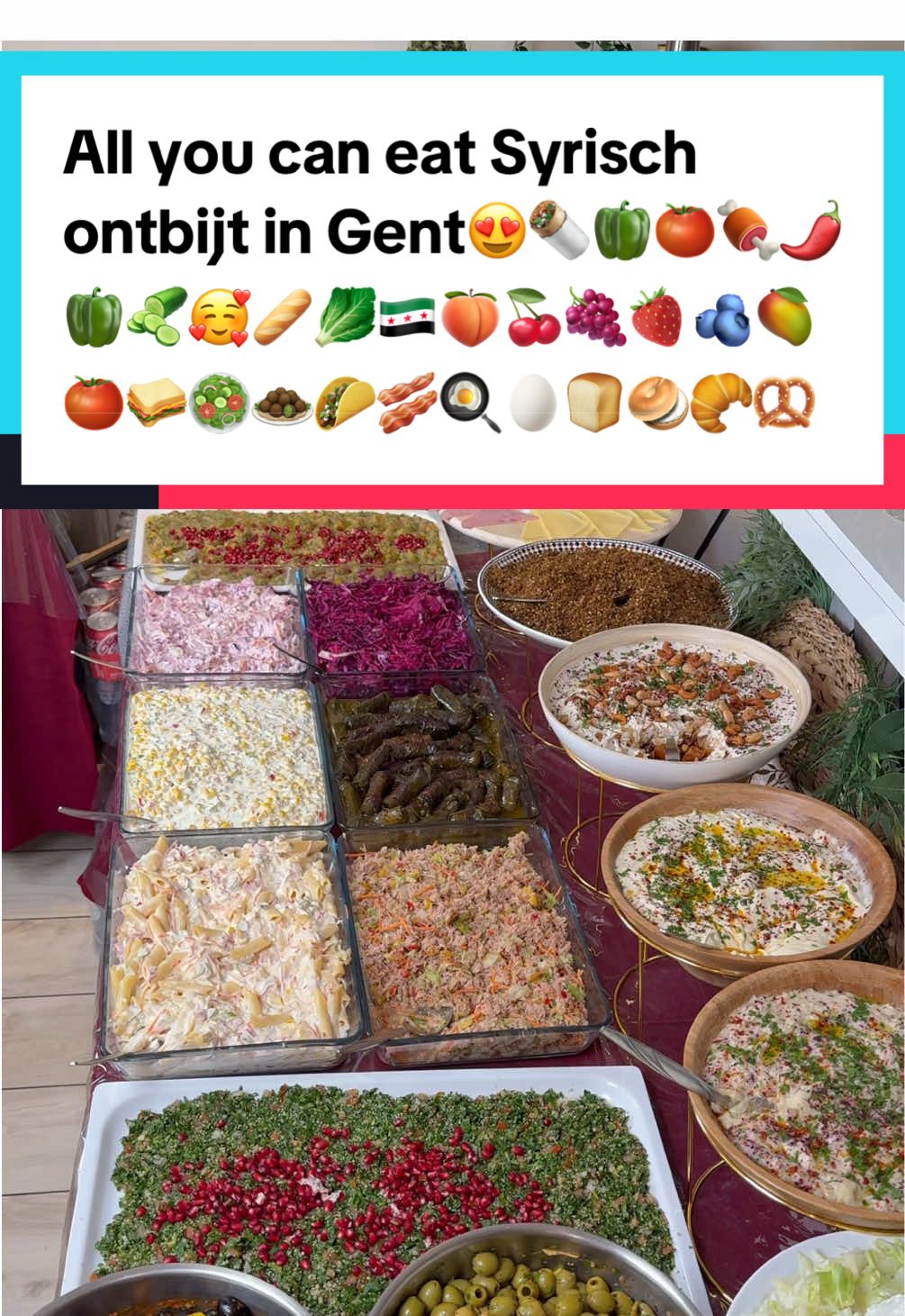 Dit was de Syrische ontbijt buffet style @restaurantstabouleh  Buffet enkel in het weekend van 10:00 tot 13:00 📍 Ledebergplein 17, 9050 Gent Volg mij op: Instagram: Gafourakrz  Snap: Gafourakrz  . . . . . . . #gafourakrz #eten #gent #ontbijt #halal 