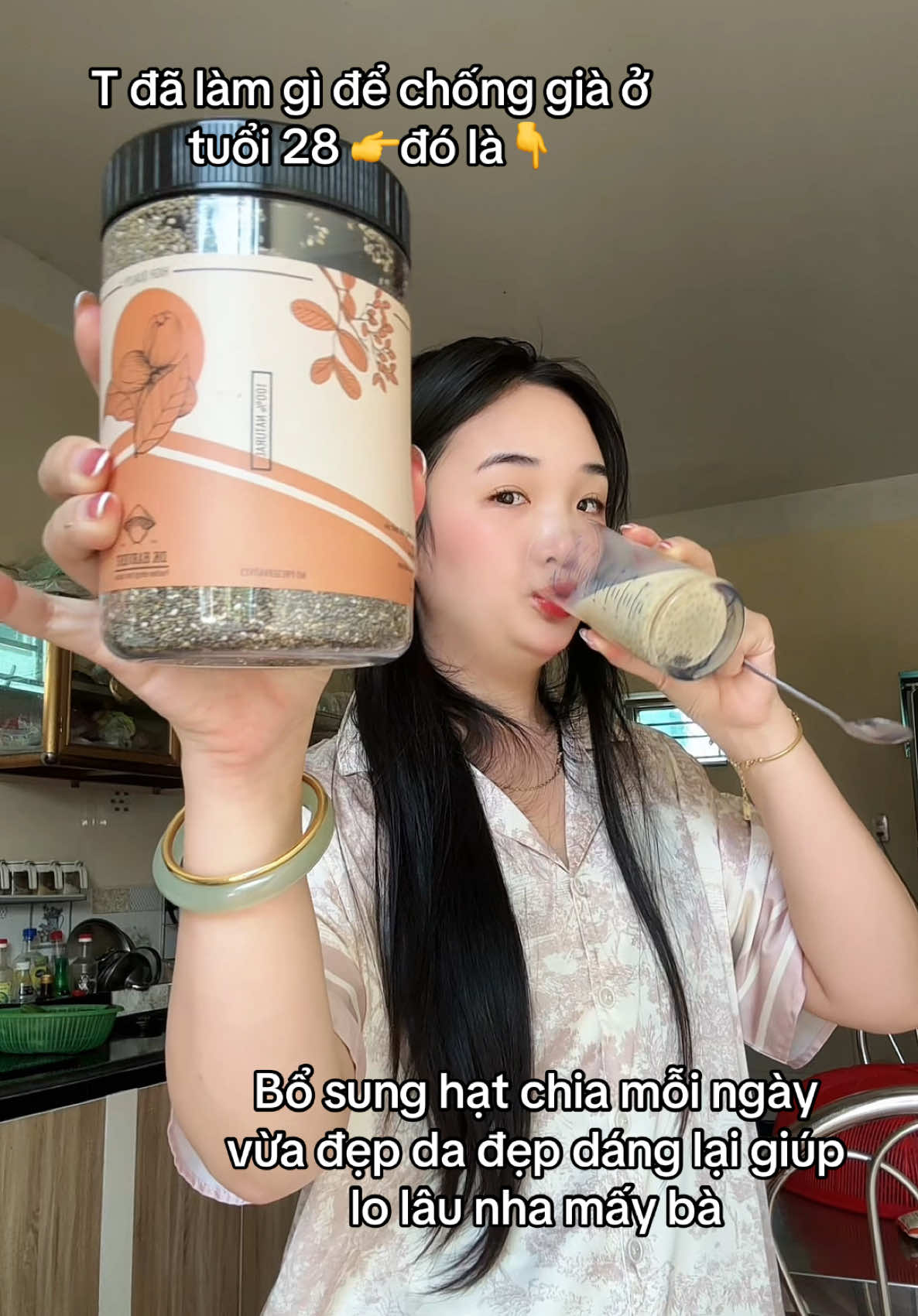 Bổ sung hạt chia mỗi ngày nha các bà#thanhngocmedanchi #hatchia #lamdep #xuhuong 