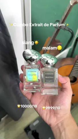Combo Extrait de Parfum buat siang dan malam✨