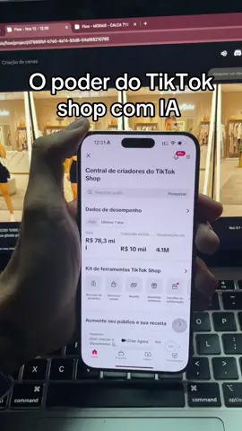 O poder do TikTok shop com IA  #tiktokshop #ia 