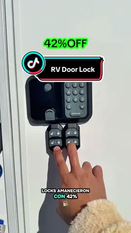 RV Door Lock, Mejora La Seguridad De Tu RV #rv #rvtips #rvlife #rvmusthaves #rvlifestyle 