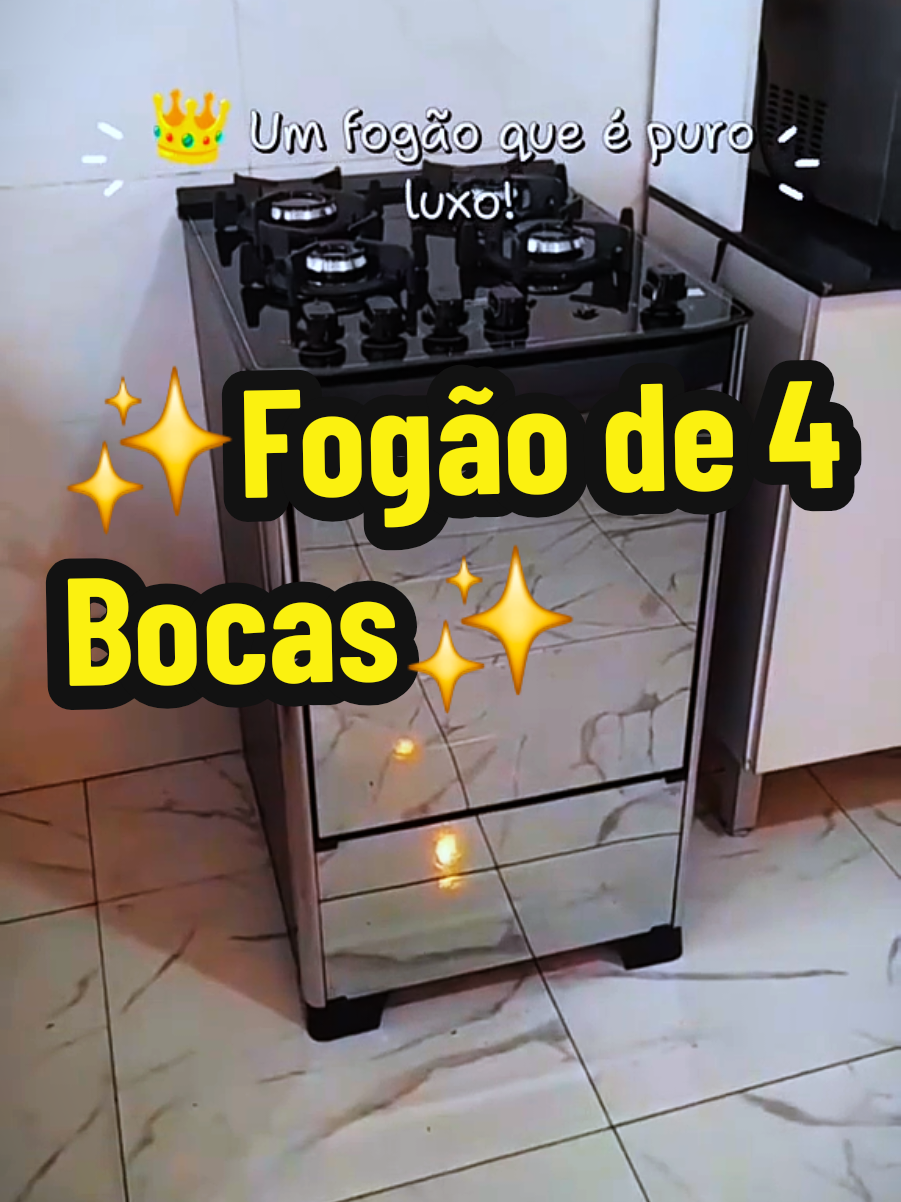 ✨️Fogão Dako de 4 ou 5 bocas✨️ fogão 4 bocas Dako Magister style com mesa de vidro #dako  #fogao  #magister  #mesadevidro  ##lojatka 