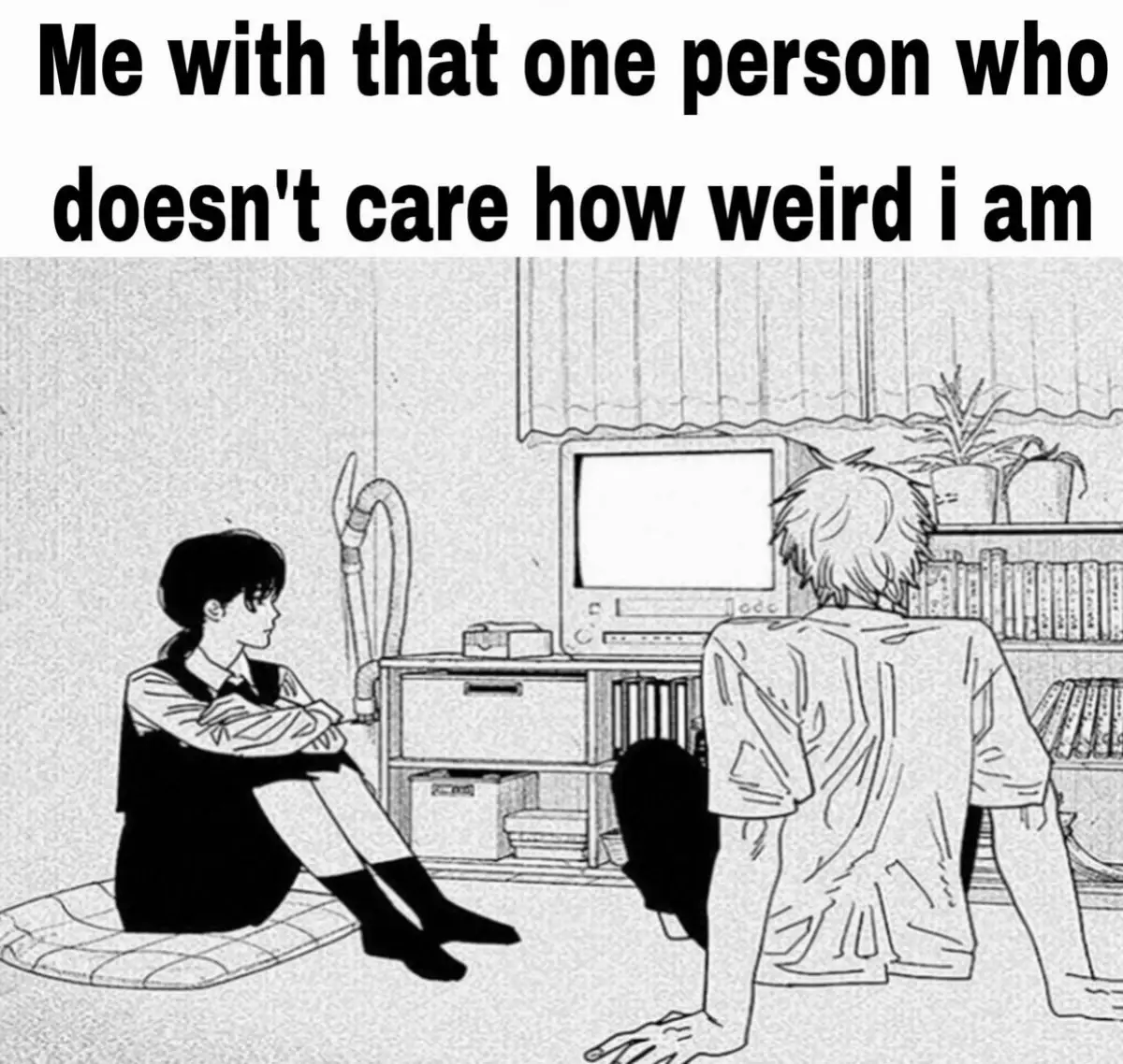 Chainsaw Man (チェンソーマン, Chensō Man) is a highly popular and critically acclaimed Japanese manga series written and illustrated by Tatsuki Fujimoto, known for its dark humor, graphic action, and subversion of common shōnen manga tropes. The story is divided into two parts: the Public Safety Saga and the ongoing Academy Saga.  Chainsaw Man - The Movie: Reze Arc (2025) - IMDb Synopsis The story is set in a world where Devils, born from human fears, pose a constant threat to society. Humans known as Devil Hunters form contracts with these creatures to gain power and eliminate them.  Part 1: Public Safety Saga The narrative follows the impoverished young man Denji, who is saddled with his deceased father's enormous debt to the Yakuza. He survives by doing odd jobs and hunting low-level devils with his loyal canine companion, Pochita, who is actually the Chainsaw Devil.  After being betrayed and killed by the Yakuza, Pochita makes a pact with a dying Denji, merging with him to become his heart. This act transforms Denji into a human-devil hybrid who can sprout chainsaws from his head and arms—the 