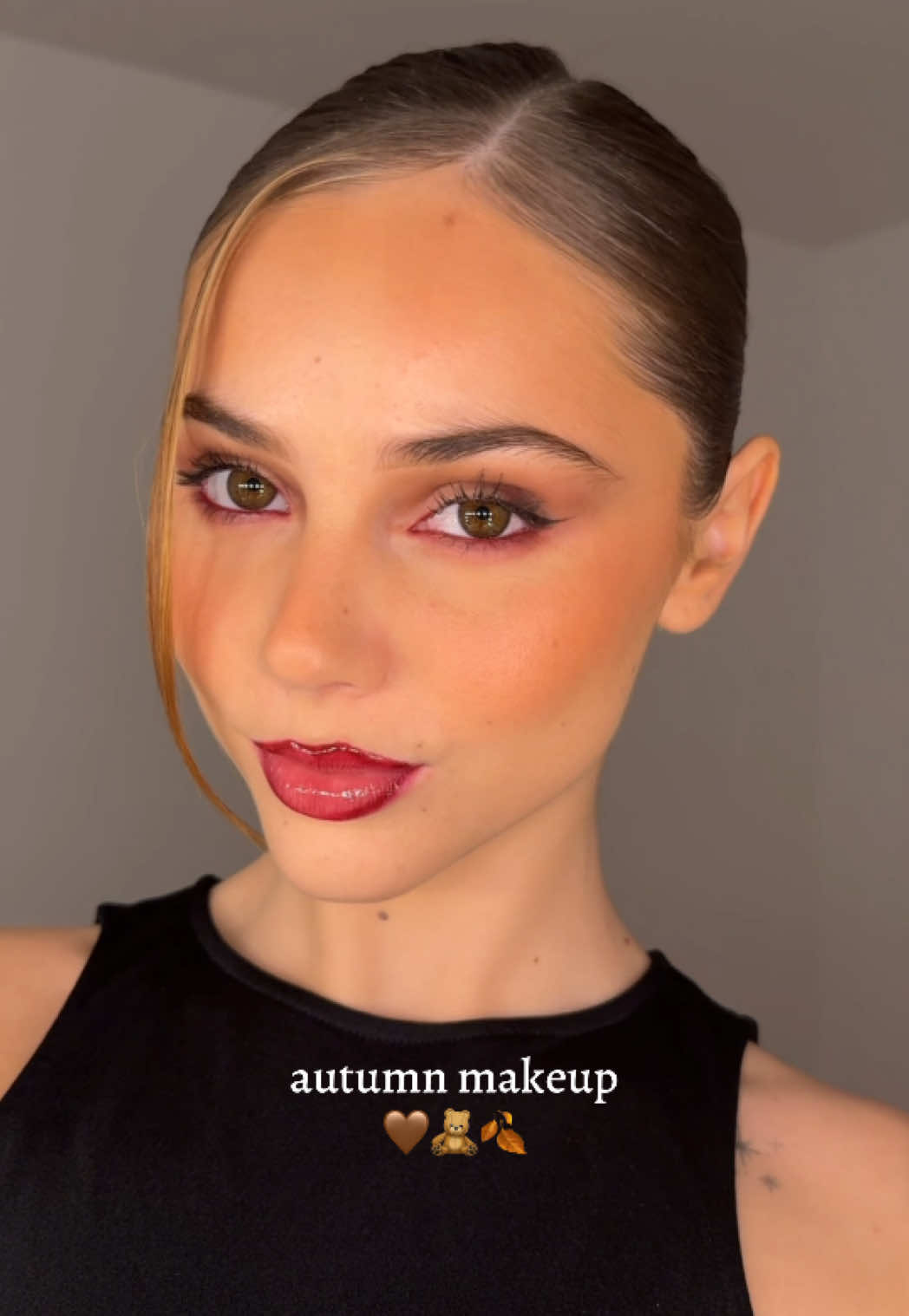 today's fall makeup look  🍂🤎  @Diorbeauty @Armani beauty @Charlotte Tilbury @Hourglass Cosmetics @YSL Beauty @Patrick Ta Beauty @Laura Mercier #makeup 