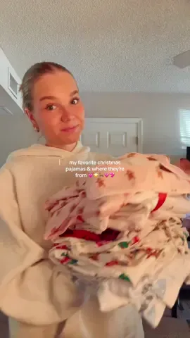 here’s the best places to get christmas pj’s! 🫶🏼 #christmastiktok #shopping #target #hollister #oldnavy 