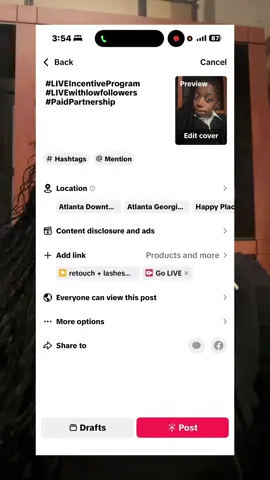 make extra coins to go live #LIVEIncentiveProgram #LIVEwithlowfollowers #PaidPartnership 