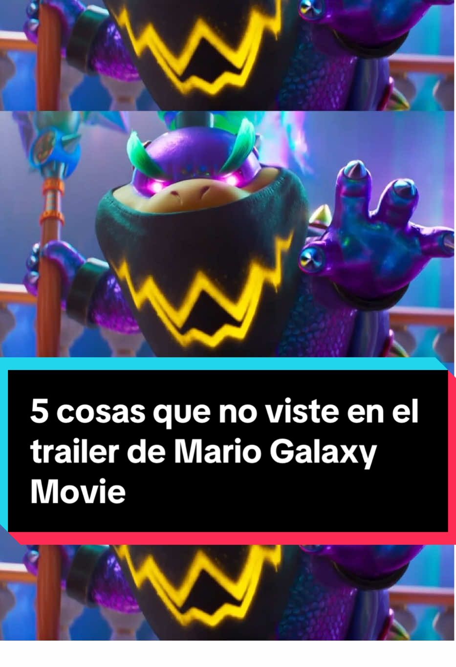5 cosas que no viste en el trailer de Super Mario Galaxy Movie. #BowserJr #Rosalina #MarioBros #TheSuperMarioGalaxyMovie 