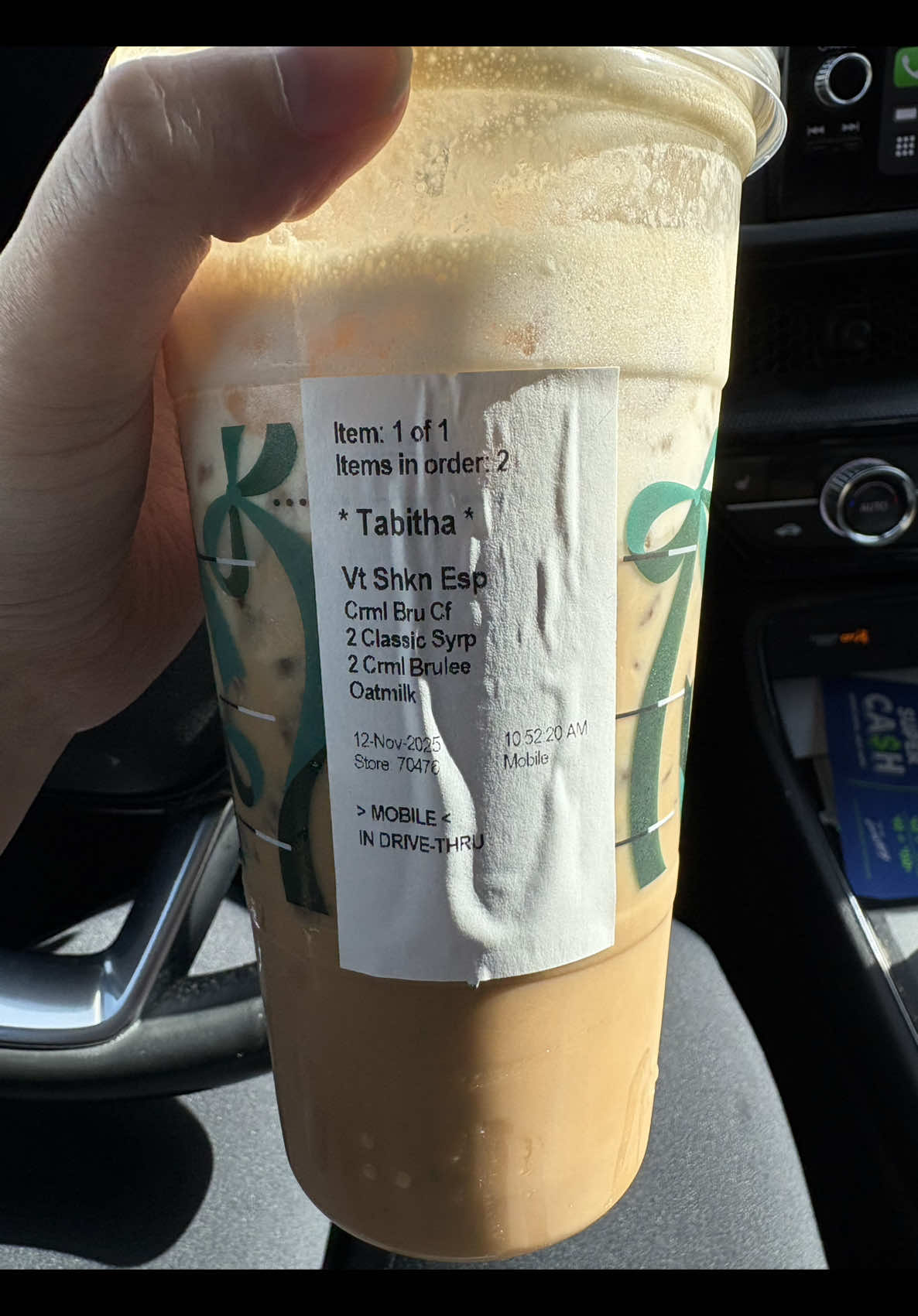 This is how I order my @Starbucks that way I get the taste of the holiday drinks without as much sweetness! It’s become my favorite little hack. #fyp #starbucks #coffee #smallcontentcreators 