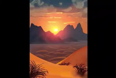 dessin de paysage sur procreate  sand dune sunset - tutoriel de James Julier Art #doodleidoo #digitaldrawing #procreate #automne #ipad 