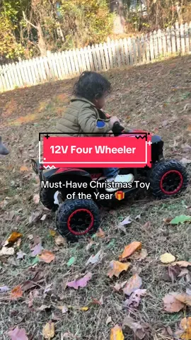 The must-have Christmas toy every little one will love 🎁 Fun, music, lights, and even parent control, this 12V ATV is the perfect big gift for under the tree!✨ #blackfriday #RideOnATV #ToddlerToys #KidsChristmasGift #4wheeler 