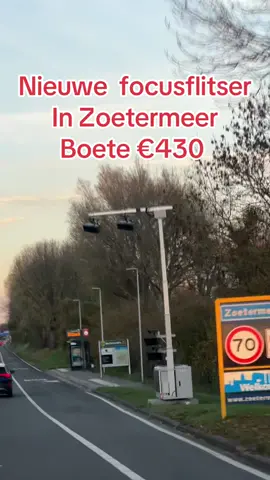 New focusflitser In Zoetermeer  Boete €430  #flitser #focusflitser #rijschoolhanosh #boete 
