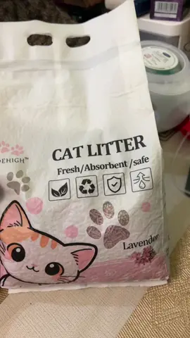 CAT LITTER TOFU MIXED #dehightofulitter #catlover #catsoftiktok #PetsOfTikTok 