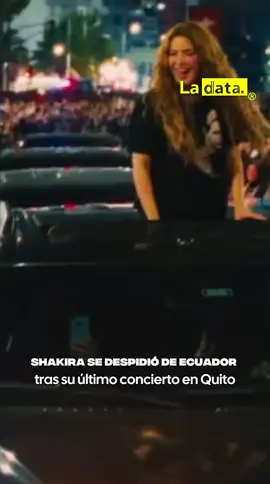 #Tendencia Quito vibró con Shakira: tres noches que se quedan en la historia Tres noches bastaron para que Shakira convirtiera a Quito en un coro gigante. El público ecuatoriano respondió con euforia, emoción y energía pura, haciendo de cada presentación del #LMYNLWorldTourQuito una fiesta de música, pasión y conexión. “Gracias Quito por contagiarme todo lo bueno que solo ustedes saben dar”, escribió la artista en sus redes, dejando claro que el cariño fue mutuo y el recuerdo, imborrable. @ladataec 👈 #LaData #TendenciaPolítica #Shakira 