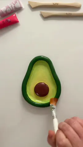 Holy guacamole 🥑  #airdryclay #pottery #diycrafts #craftideas #giftideas      