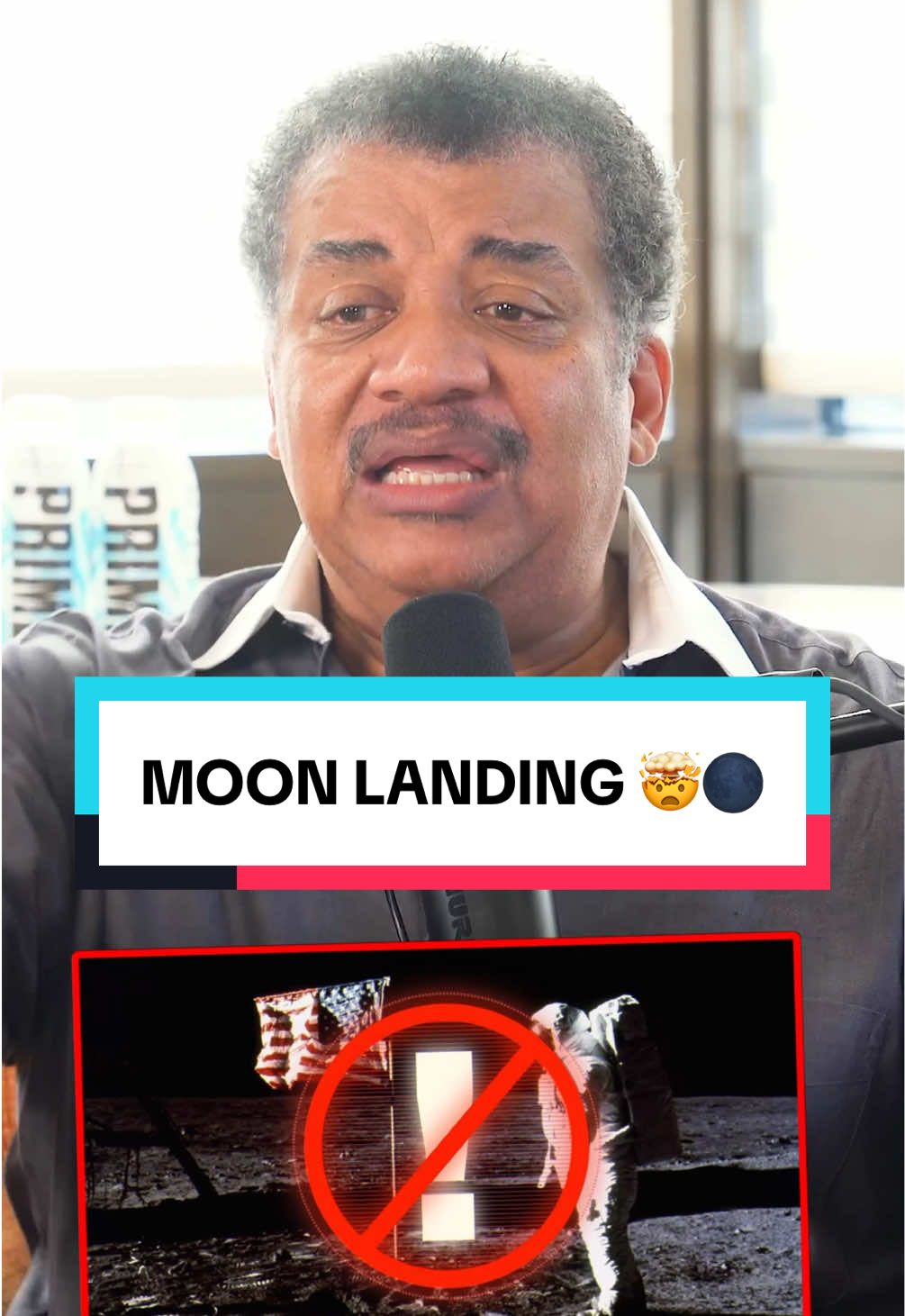 PROOF THE MOON LANDING WAS REAL! 🤯🌑 #loganpaul #neildegrassetyson #moon #Science #impaulsive @Logan Paul @heybigmike @StarTalk 