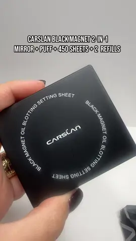 This isn’t just a blotting sheet 👀 it’s powder + oil control in ONE! @carslan_us #blottingpaper #carslanpowder #tiktokshopblackfriday #tiktokshopcybermonday 
