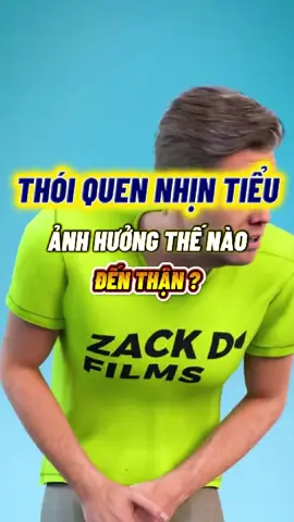 Nhịn tiểu gây ảnh hưởng gì đến thận ? #suckhoe #meosuckhoe #sứckhỏe #suythan