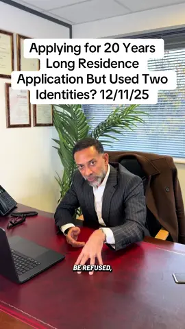 If you’ve ever used two different names or identities in the UK — maybe on old documents, jobs, or applications — this could seriously affect your 20-year long residence case. In this video, we explain what the Home Office looks for, what evidence matters, and how to deal with name discrepancies before you apply. #UKImmigration #LongResidence #20YearRule #ImmigrationAdvice #HomeOffice       