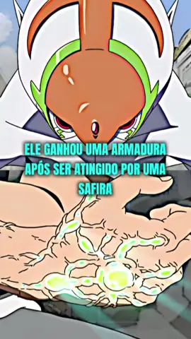 ele ganhou uma armadura após ser atingido por uma safira #Anime #otaku 