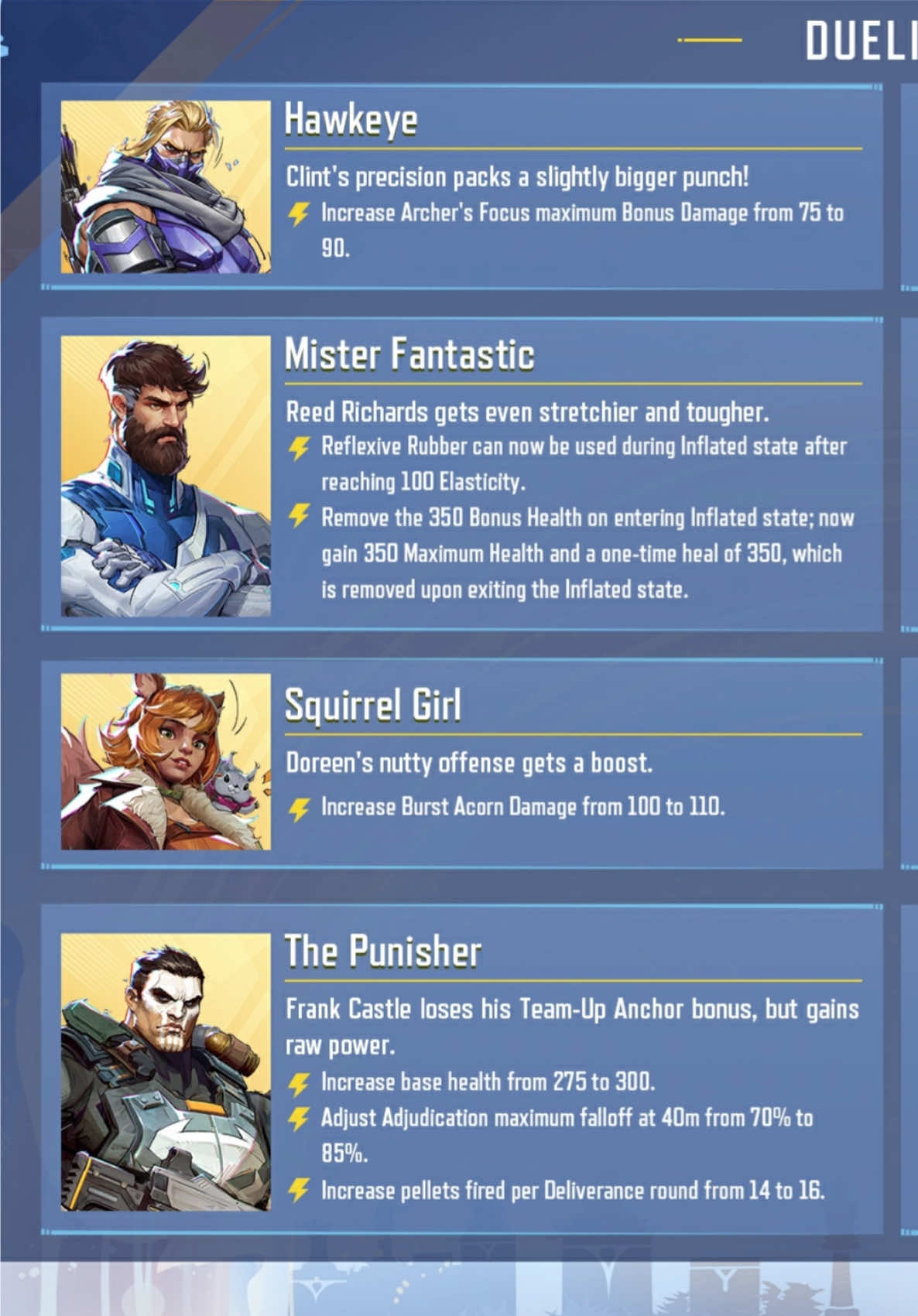 All Duelist Balance Changes For Season 5! | Marvel Rivals #MarvelRivals #gaming #marvelgames #fyp #viral 