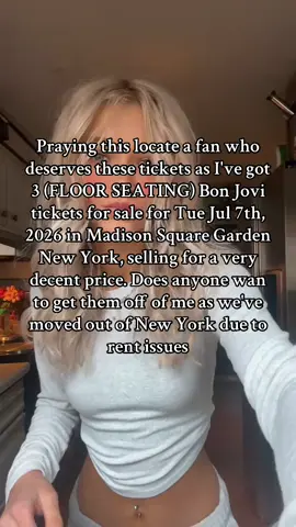 #bonjoviforever #bonjovitour #bonjovifans #ticketmaster #bonjovi #fyp #bonjovi #tour #tickets #ny #concerttickets  #tickets 