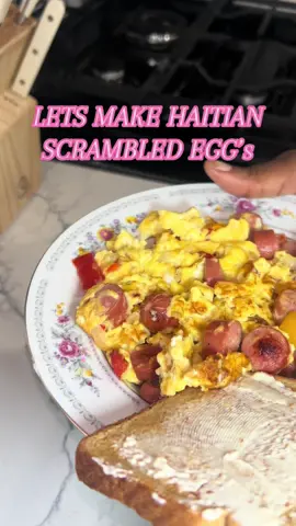 My favorite thing about being Haitian ? The food !!! 😋🇭🇹 #haitianfood  #haitianeggs  #breakfasttime 