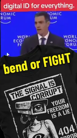 bend or FIGHT 🫵#digitalid #control #digitalidentity #freedom #wef 