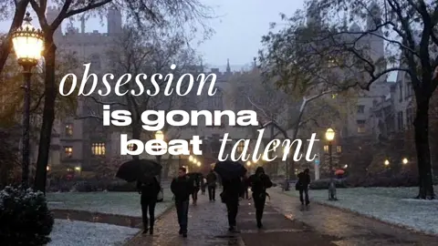 Some call it obsession. Others call it madness. But that’s what it takes to become extraordinary. Talent is a spark — obsession is the fire that keeps burning when the world goes dark. The gifted stop when it gets hard; the obsessed dig deeper. They study when it’s quiet, they repeat the same line a hundred times, they chase understanding until exhaustion turns into clarity. The truth? The world isn’t run by the most talented. It’s run by the ones who stayed long enough to master what others gave up on. “The difference between ordinary and extraordinary is obsession.” Let them call it too much — because “too much” is what it takes to rise above average. The late nights, the isolation, the tunnel vision — that’s where greatness begins. So keep going. You don’t need to be gifted. You just need to want it more. #obsession #studytok #education #motivation #success 