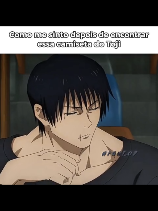 Essa camiseta do toji é braba e+ slk😮‍💨 #toji #camiseta #tiktokshop #edit #fyp 