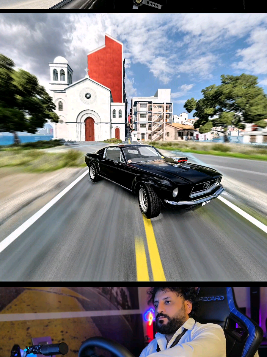 Ford mustang drifting beamng drive  #fordmustang #beamngdrive #drifting #تفحيط #هجوله 