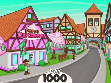 DAY 1000 Of Papa’s Cupcakeria!!! (Also A Perfect Day!!) #papasgames #fyp #papascupcakeria #fypシ 