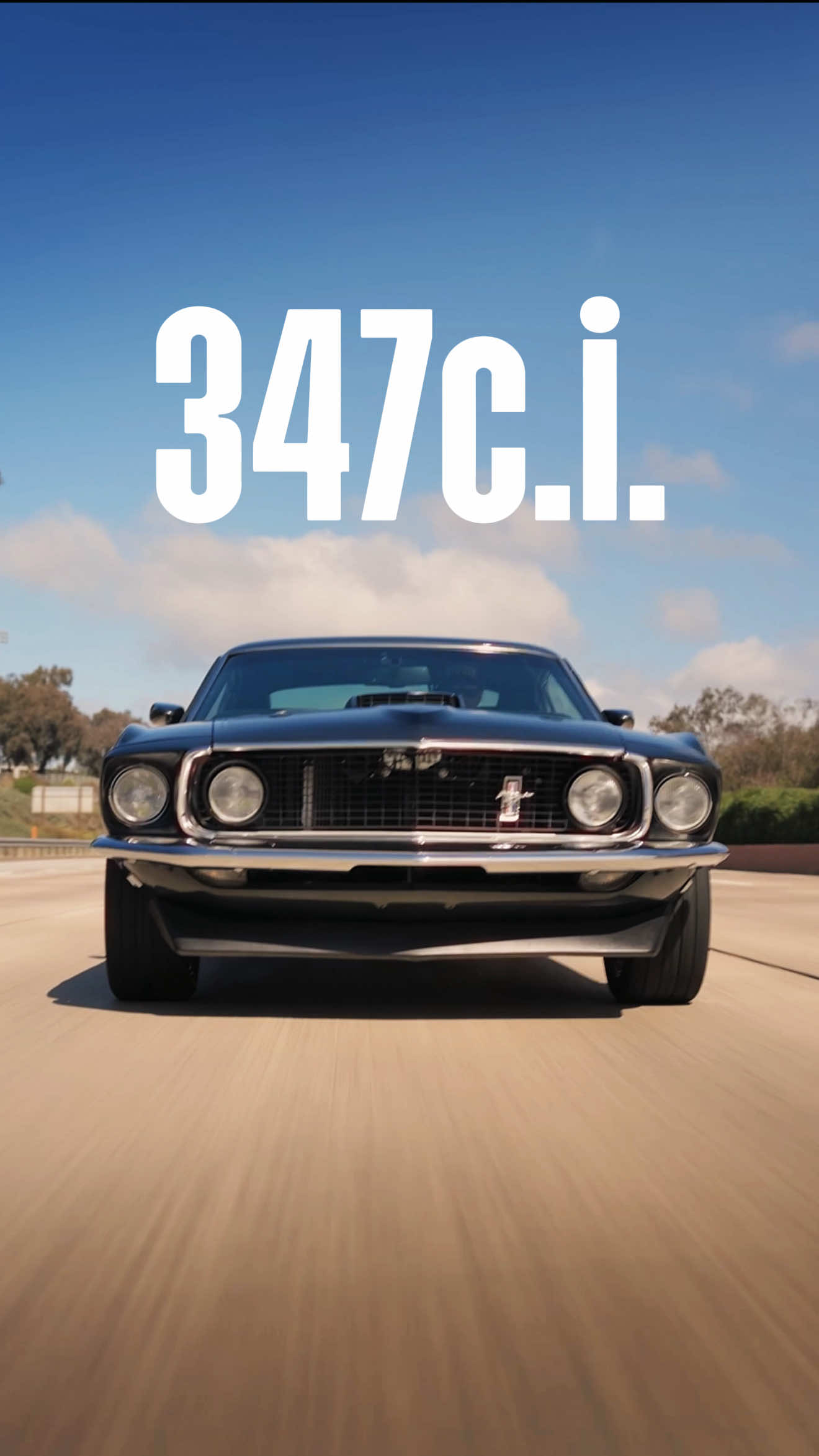 I’ll never get tired of the sound that @BluePrint Engines 347ci Small block Ford V8 makes!  You get to hear it and see it, but driving it is a whole different story; to drive it you gotta win it! Enter now at restomods.com #restomod #vintagecars #restomods #mustanggt 