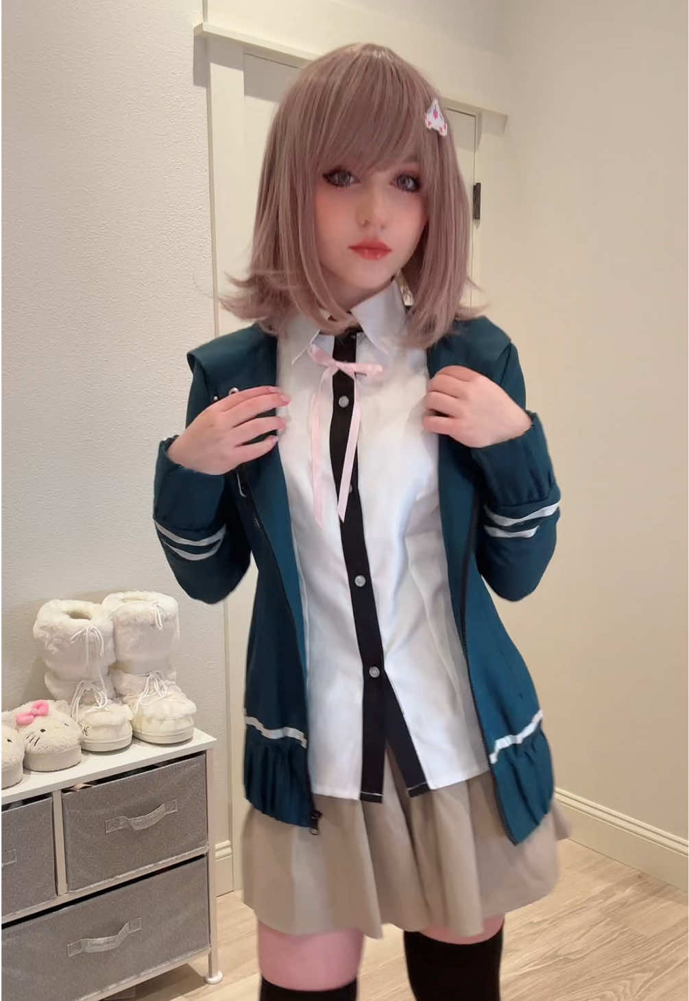 Me when I can’t do a simple dance 2 POSTS IN A DAY WOWOWOW #chiakinanamicosplay #chiakicosplay #chiakinanami #danganronpacosplay #danganronpa 